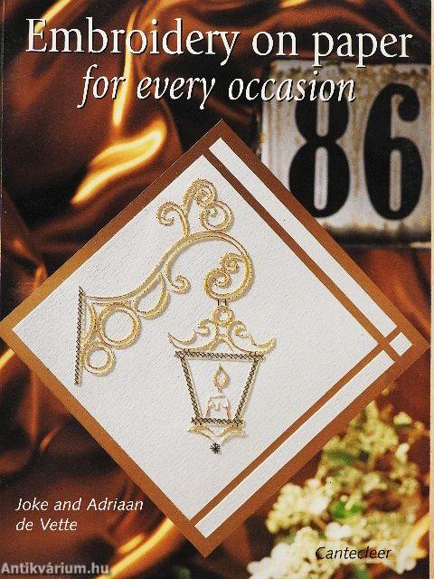 Embroidery on Paper for Every Occasion