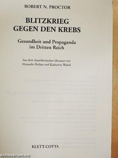 Blitzkrieg gegen den Krebs