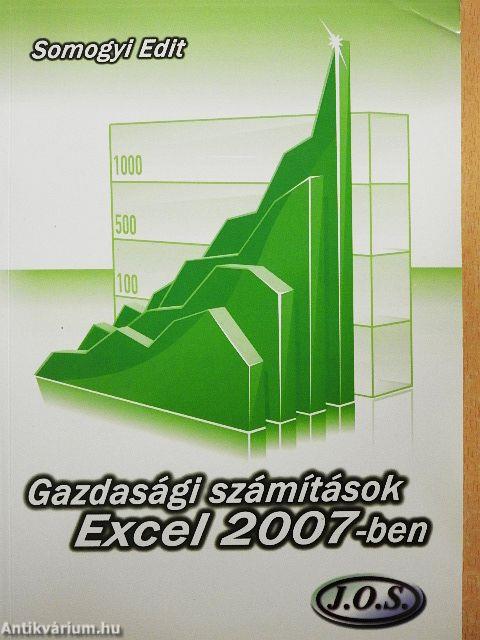 Gazdasági számítások Excel 2007-ben
