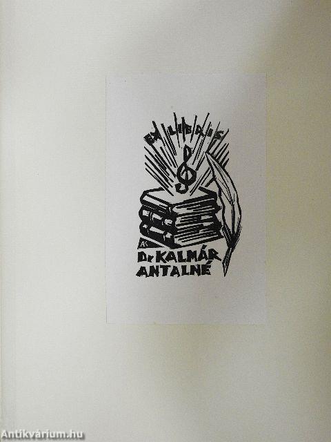 Bartók Béla köszöntése - rézkarc melléklettel