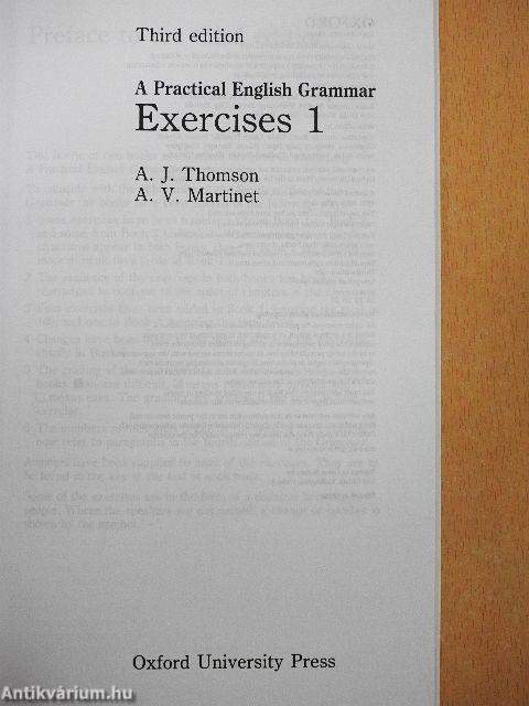 A Practical English Grammar Exercises 1