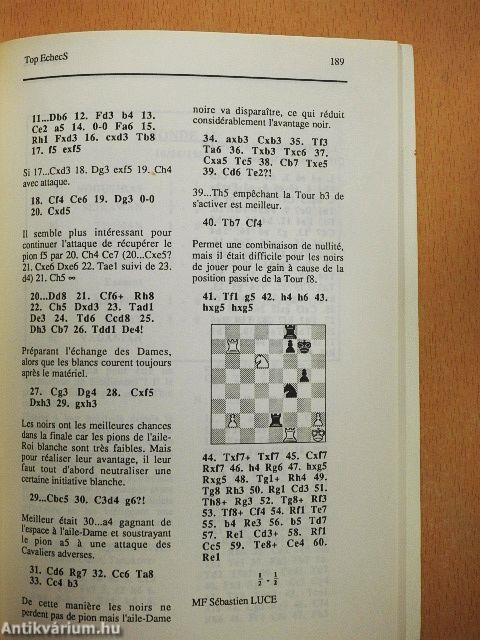 Top EchecS Aout-Octobre 1989