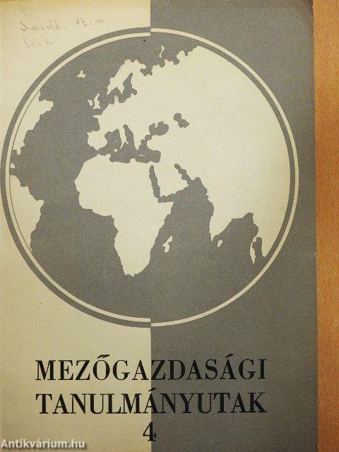Tanulmányutak a mezőgazdasági tudományok területén