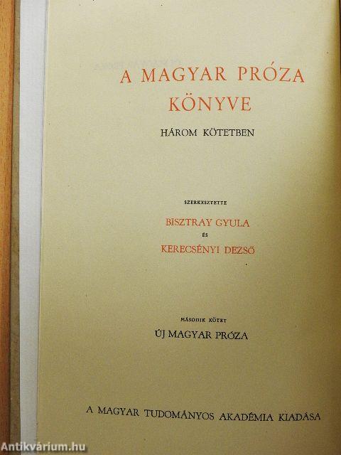 A magyar próza könyve II.