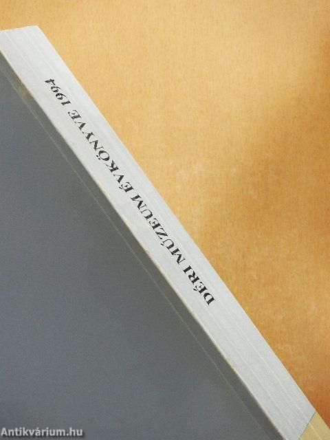 A Debreceni Déri Múzeum évkönyve 1994