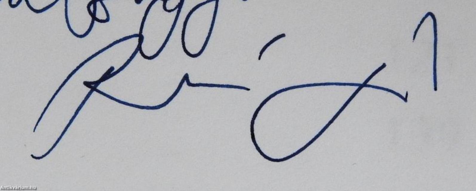 Aranykalitkában (kétszeresen dedikált példány)