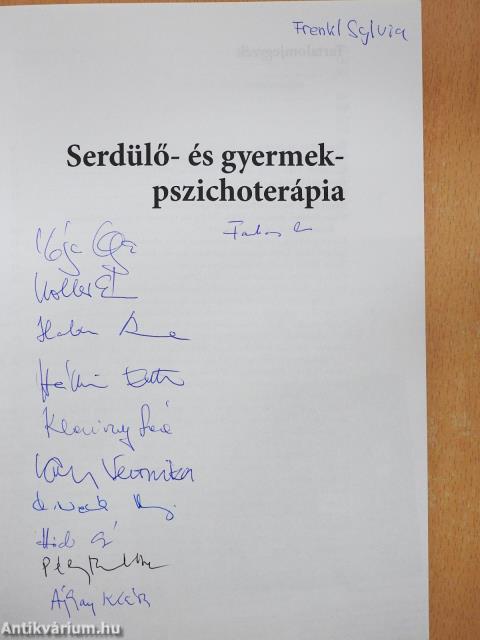 Serdülő- és gyermekpszichoterápia 2008/1-2. (többszörösen aláírt példány)