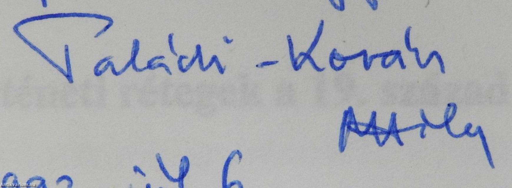 A magyarországi állattartó kultúra korszakai (dedikált példány)