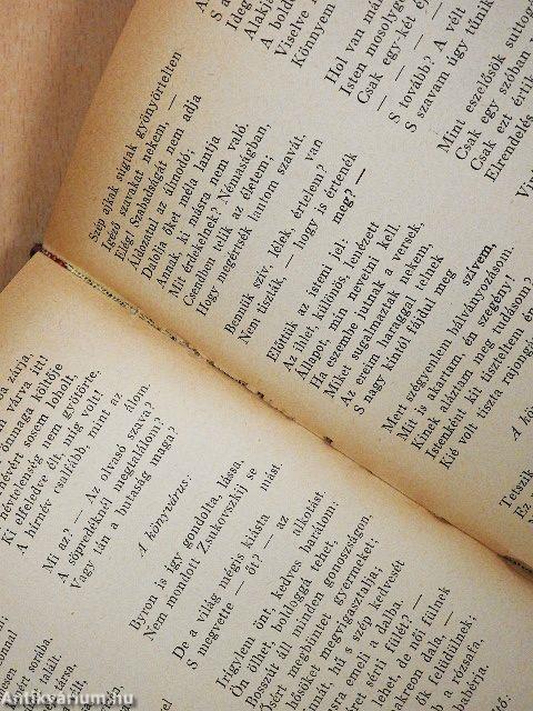 Költemények és egyéb verses munkák