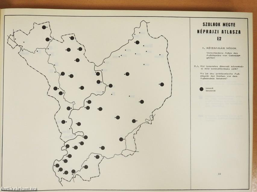 Szolnok megye néprajzi atlasza I/2.
