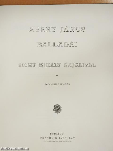 Arany János balladái Zichy Mihály rajzaival