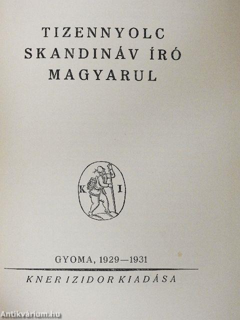 Tizennyolc skandináv író magyarul