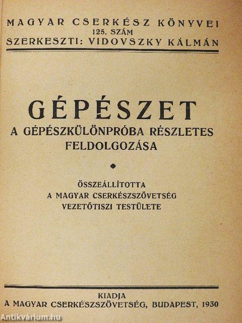 Gépészet