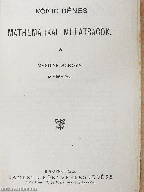 Mathematikai mulatságok II.