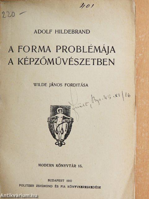 A forma problémája a képzőművészetben