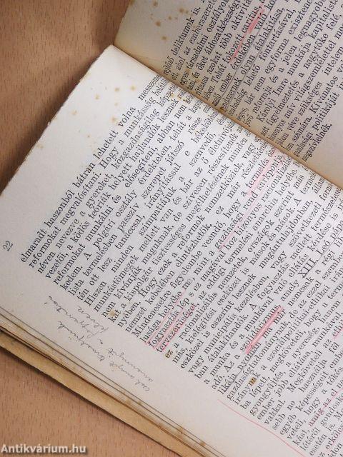 Válasz gróf Károlyi Imrének "A kapitalista világrend válsága" cimű könyvére