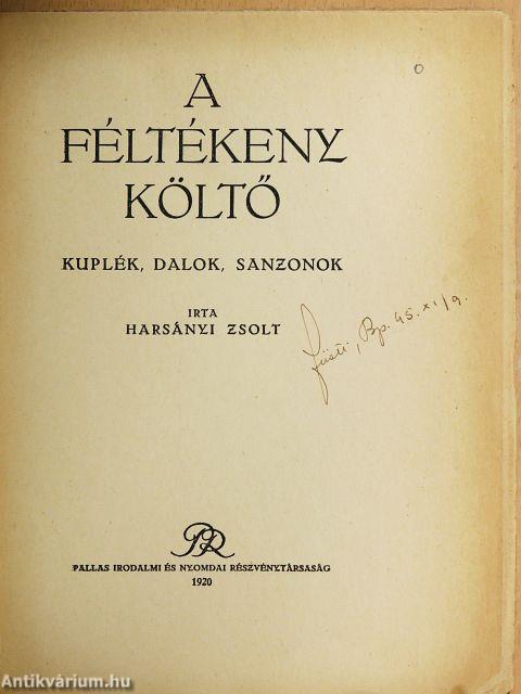 A féltékeny költő