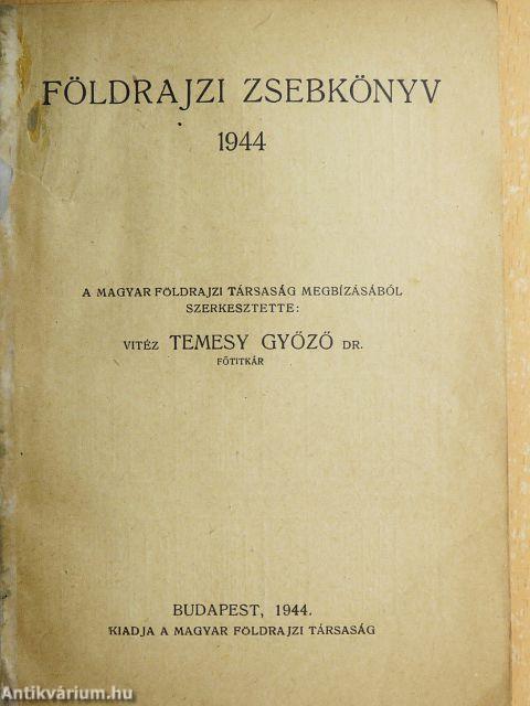 Földrajzi zsebkönyv 1944