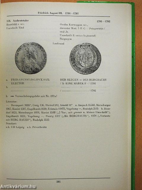 Die Münzen des Kurfürstentums Sachsen