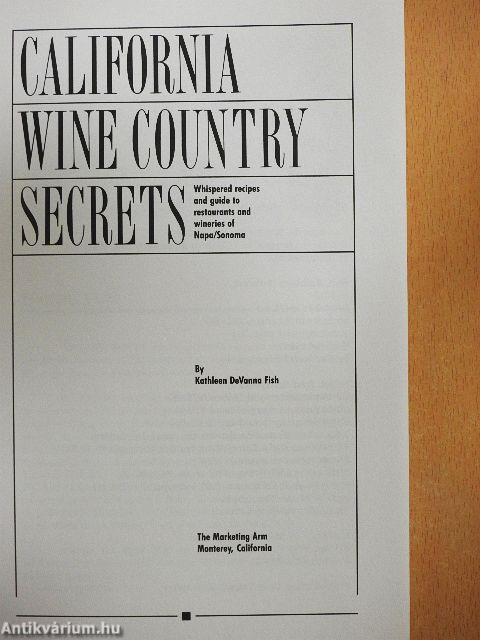 California Wine Country Secrets