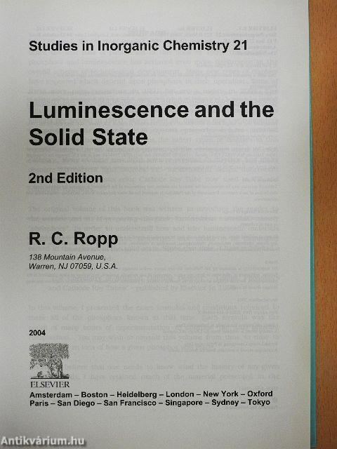 Luminescence and the Solid State