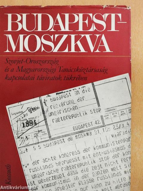 Budapest-Moszkva (dedikált példány)