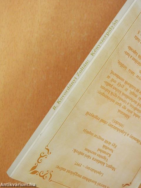 Kényszerpályán (dedikált példány)