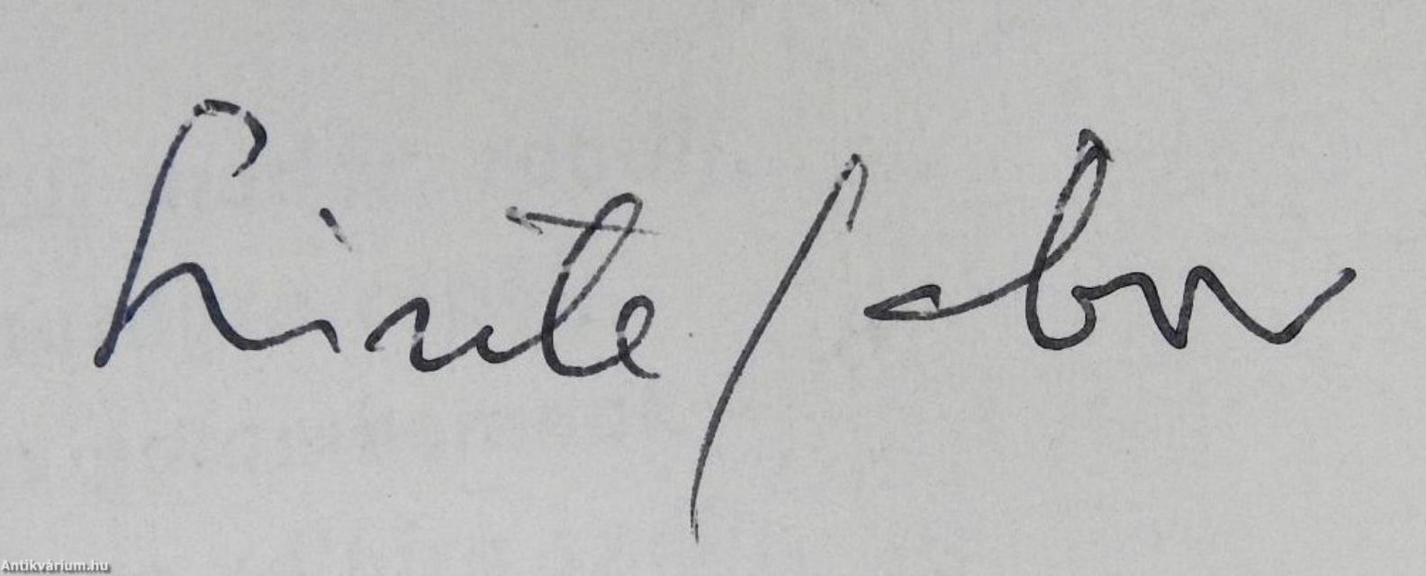 Szinte Gábor (aláírt és dedikált példány)