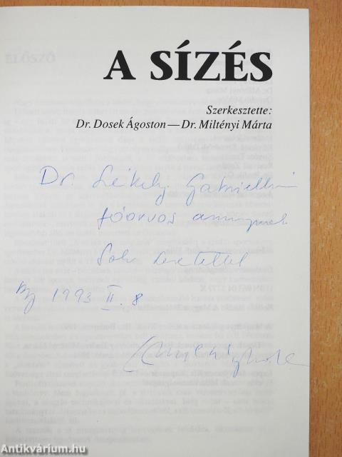 A sízés (dedikált példány)