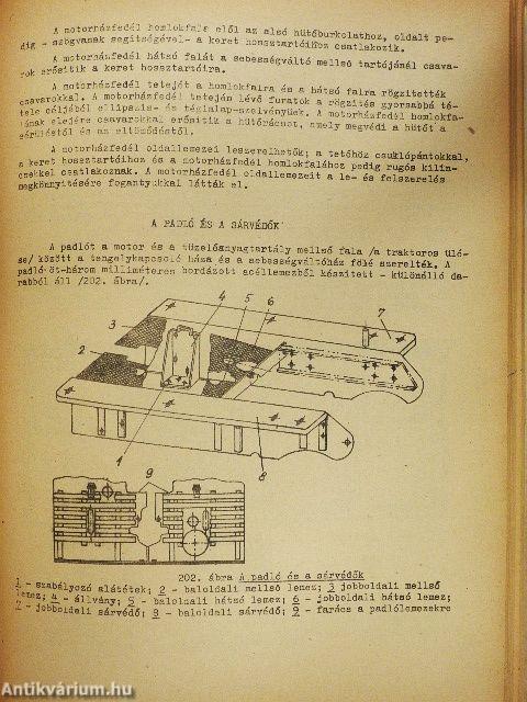 SZ-80 és SZ-100 jelű traktorok kezelési és karbantartási utasítása