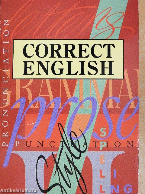 Correct English