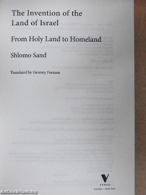The Invention of the Land of Israel