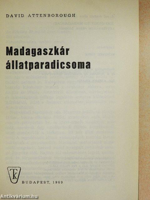 Madagaszkár állatparadicsoma