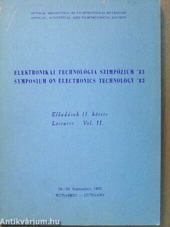 Elektronikai technológia szimpózium '83