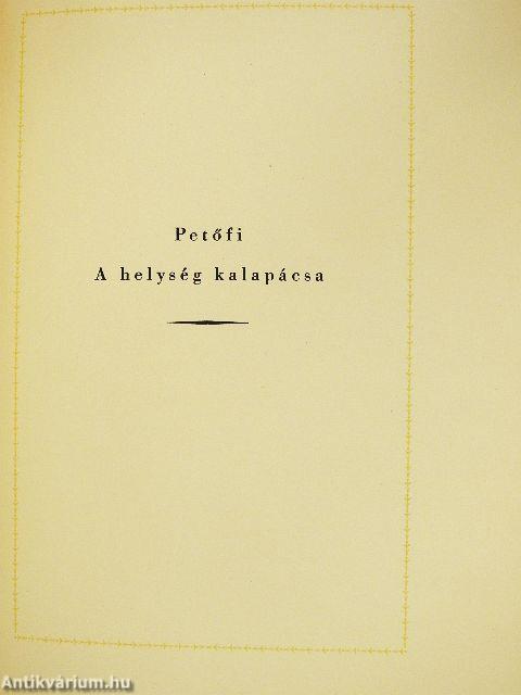 A helység kalapácsa