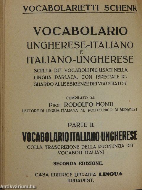Magyar-olasz és olasz-magyar kéziszótár I-II.