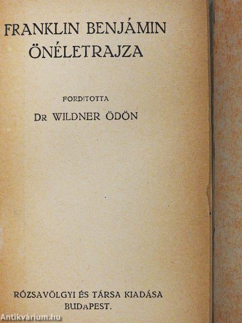 Franklin Benjámin önéletrajza