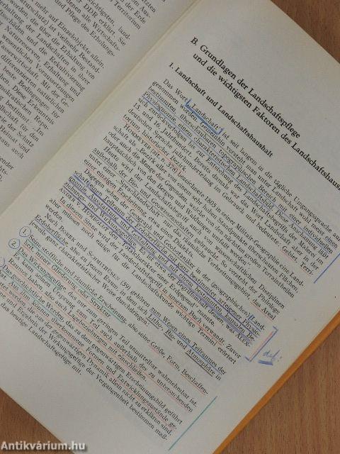 Landschaftspflege und Naturschutz