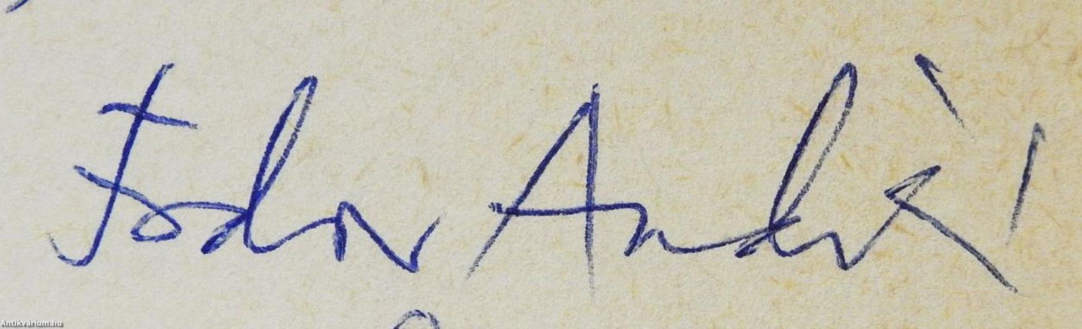 Ezer este Fülep Lajossal I-II. (dedikált példány)