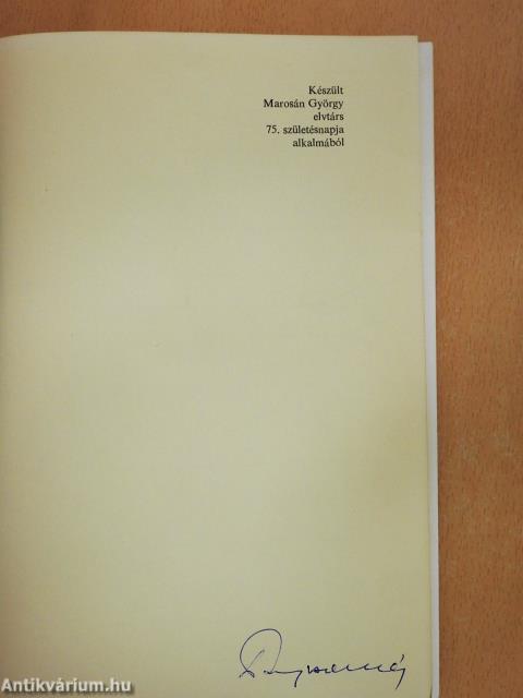 A bizalmi (dedikált példány)