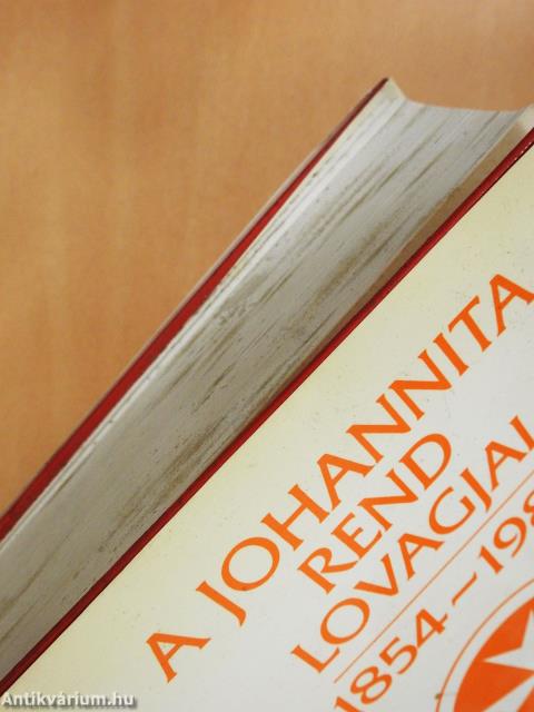 A Johannita rend lovagjai (dedikált példány)