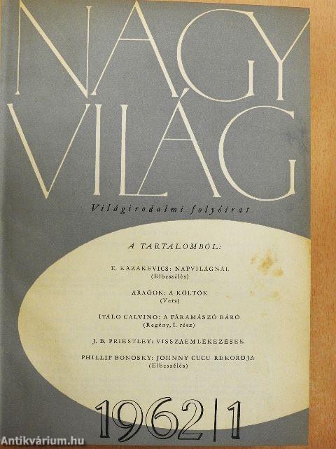 Nagyvilág 1962. január-június (fél évfolyam)