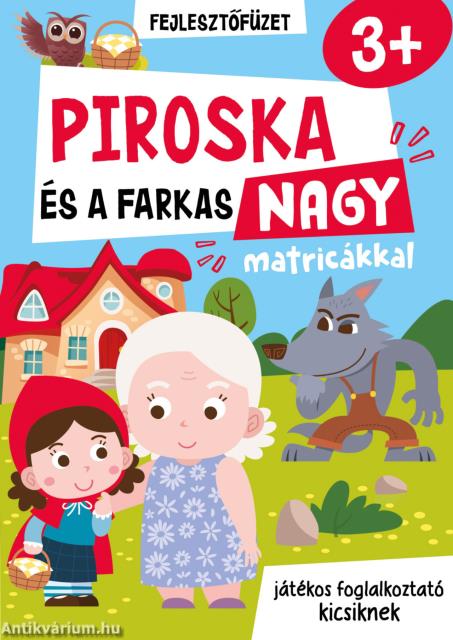 Piroska és a farkas nagy matricákkal