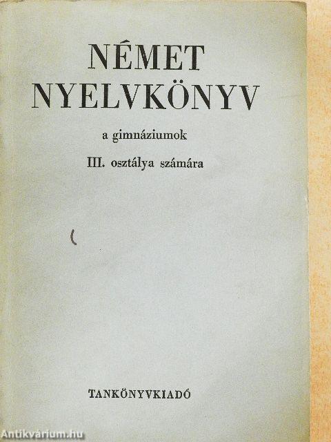 Német nyelvkönyv III.