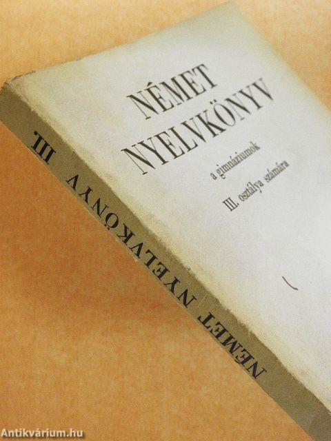 Német nyelvkönyv III.