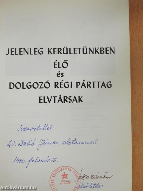 Zugló - 1979. (dedikált példány)