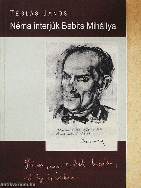 Néma interjúk Babits Mihállyal