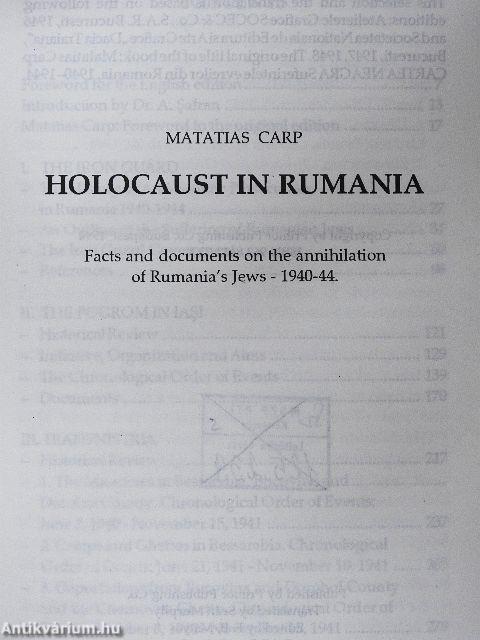 Holocaust in Rumania