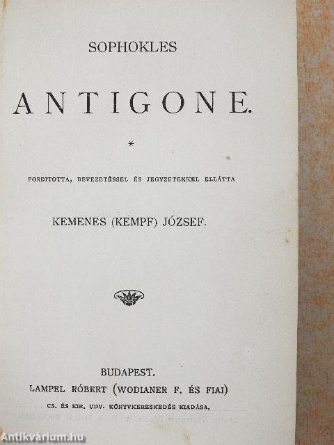 A lelánczolt Prometheüsz/Antigone/A fösvény/A botcsinálta doktor/A társadalom támaszai/Fekete vér/Borús szerelem/Énekek éneke