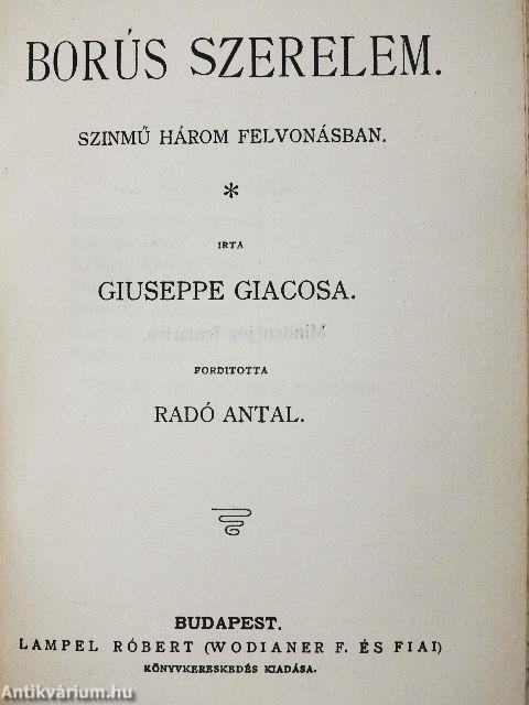 A lelánczolt Prometheüsz/Antigone/A fösvény/A botcsinálta doktor/A társadalom támaszai/Fekete vér/Borús szerelem/Énekek éneke